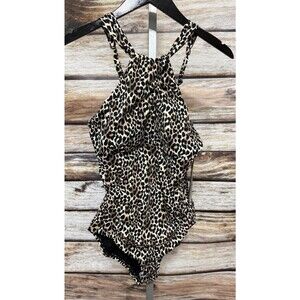 Embrace Your Curves By Miracle Brands One Piece Sleeveless Swimsuit Size L NEW